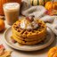 Pumpkin Spice Protein Waffles