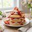 Strawberry Shortcake Protein Pancakes